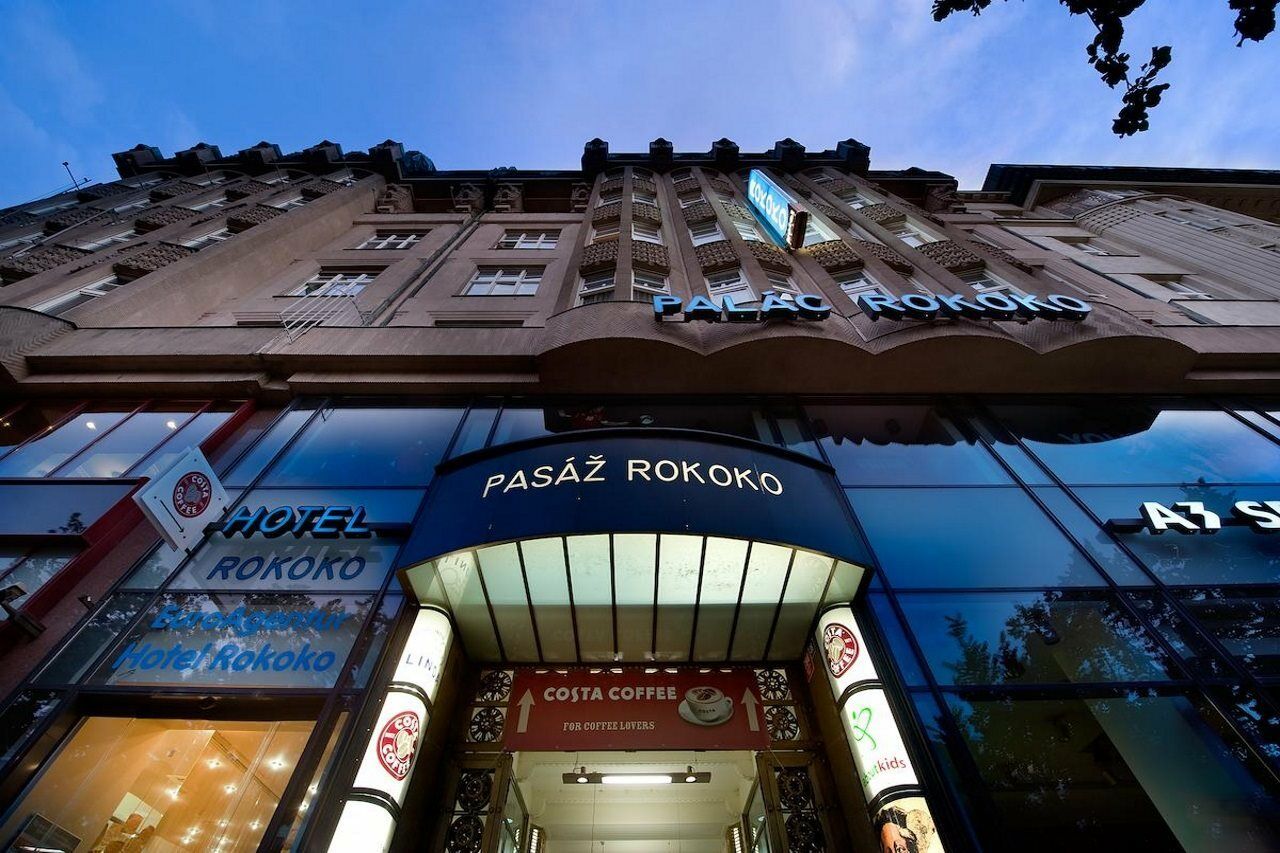 Ea Hotel Rokoko Prag Exteriör bild